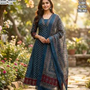 IVORY-1 Premium Festive 3 Piece Ethnic Suit Set with Dupatta