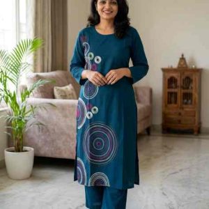 Pure Flex Dhabu Kurti Pant Set