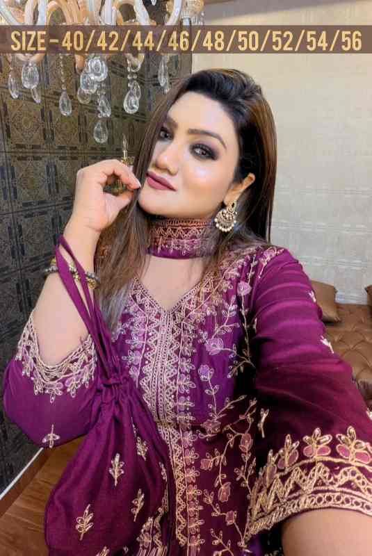 Premium Jaal Embroidery Ethnic Outfit - Image 5