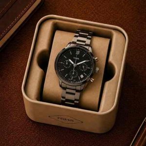 Fossill Black Stainless Steel Women’s Watch