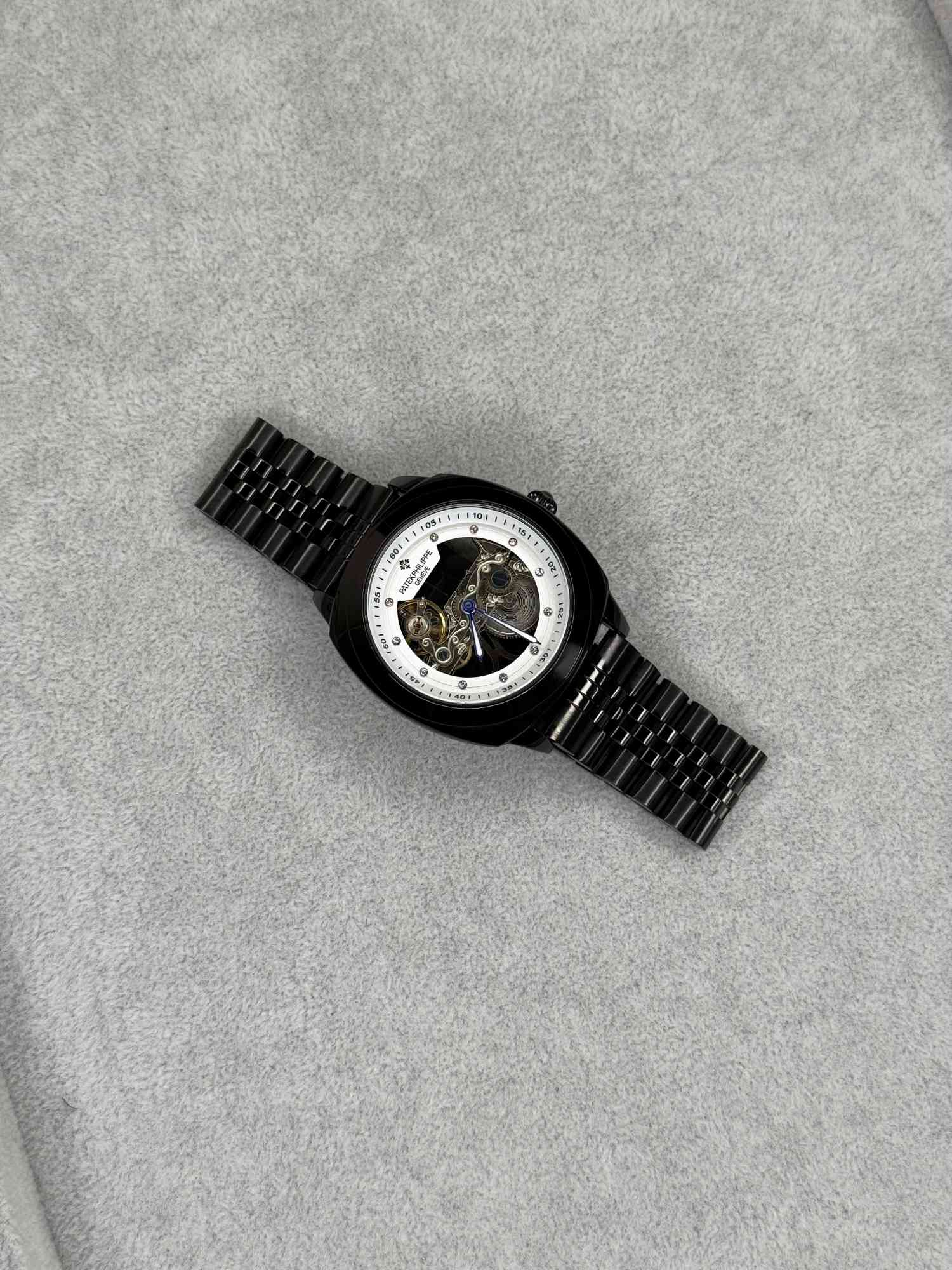 Patak Phillippe Geneve Black Automatic Skeleton Men’s Watch - Image 2