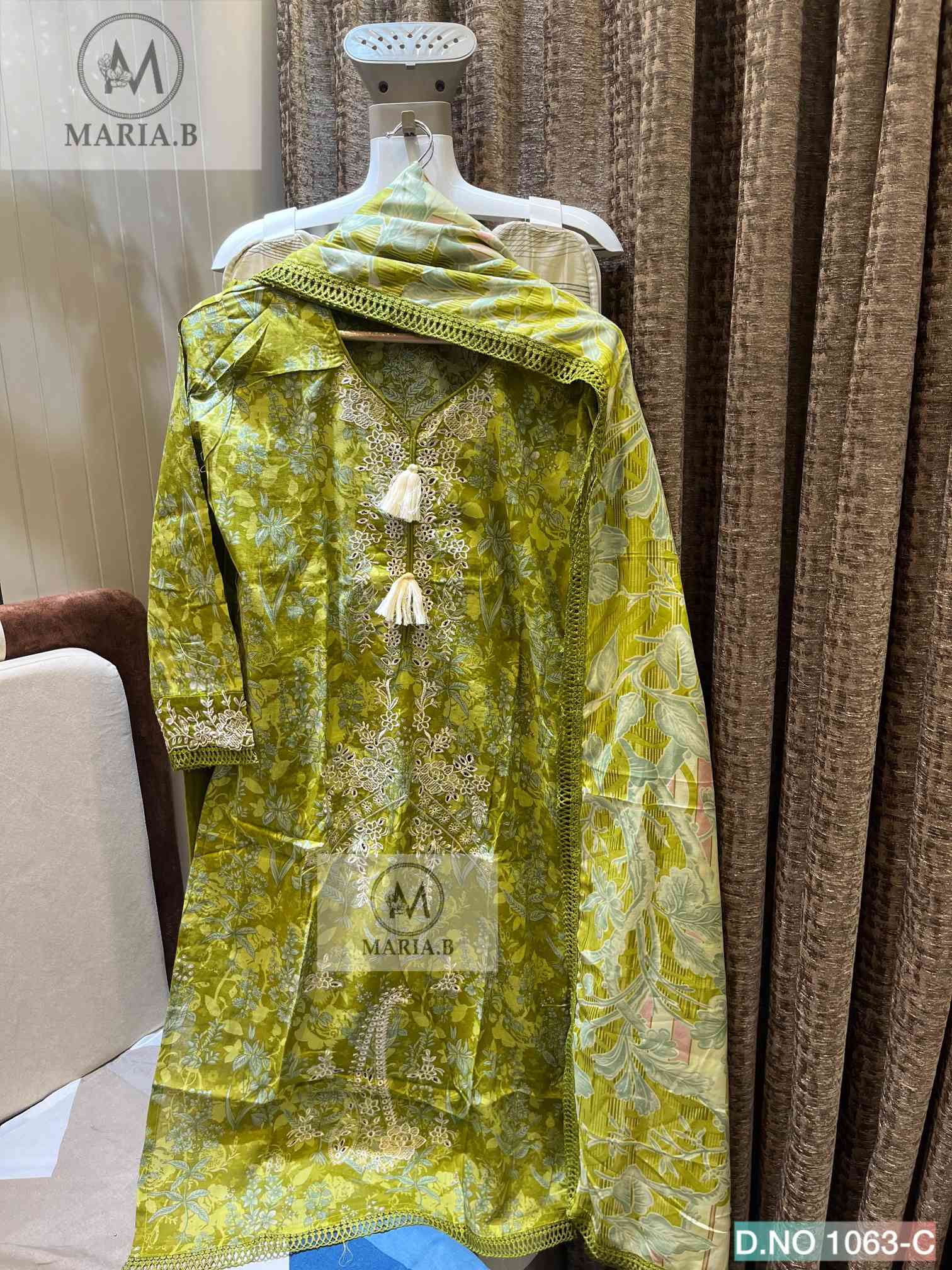 Maria.B D.No 1063 Cotton Suit Set - Image 3