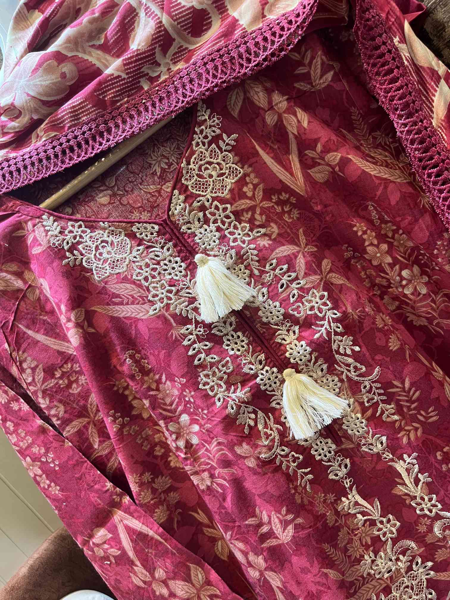Maria.B D.No 1063 Cotton Suit Set - Image 4