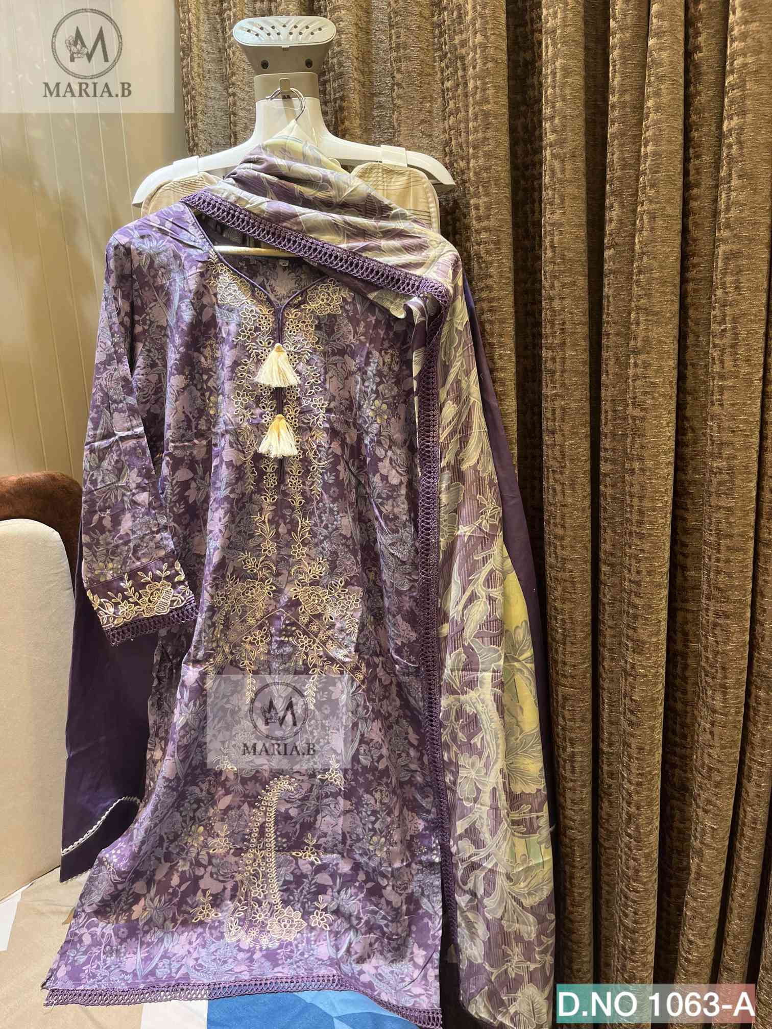 Maria.B D.No 1063 Cotton Suit Set - Image 10