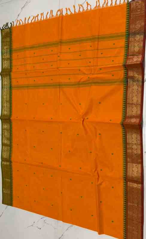 Traditional Kanchi Cotton Saree Collection - Image 10