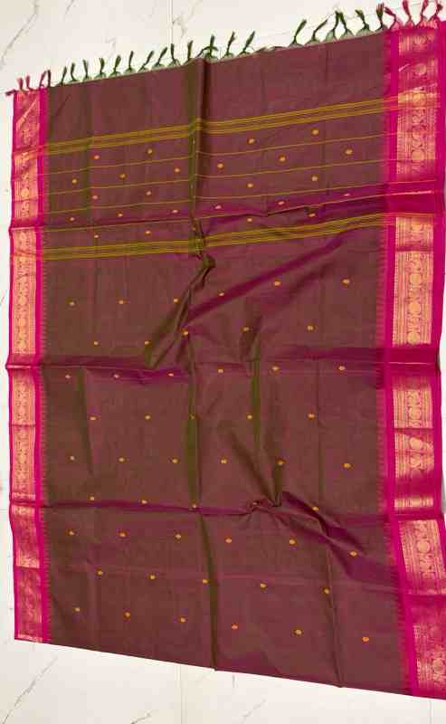 Traditional Kanchi Cotton Saree Collection - Image 14