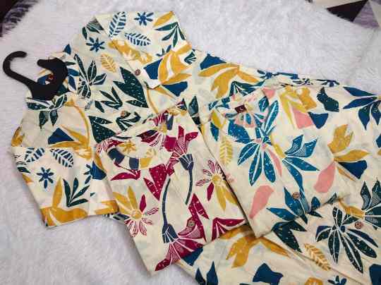 Original Jaipuri A-Line Kurti & Pant Set - Image 7