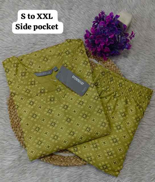 Branded Kurti With Pant Set - Image 4