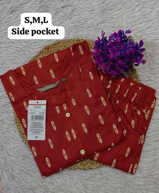 Branded Kurti With Pant Set