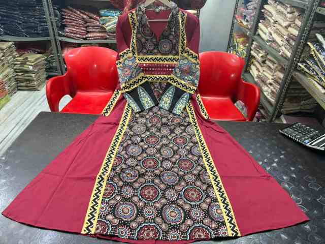 Special Summer One Piece Embroidered Gown - Image 9