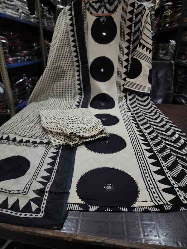Premium Ajrakh Cotton Suit Set - Image 3