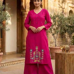 Pure Flex Dhabu Kurti Pant Set