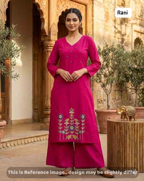 Pure Flex Dhabu Kurti Pant Set