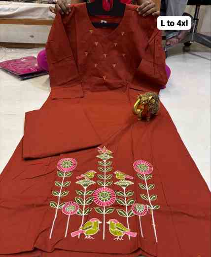 Pure Flex Dhabu Kurti Pant Set - Image 4