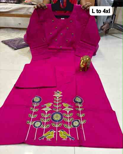 Pure Flex Dhabu Kurti Pant Set - Image 3