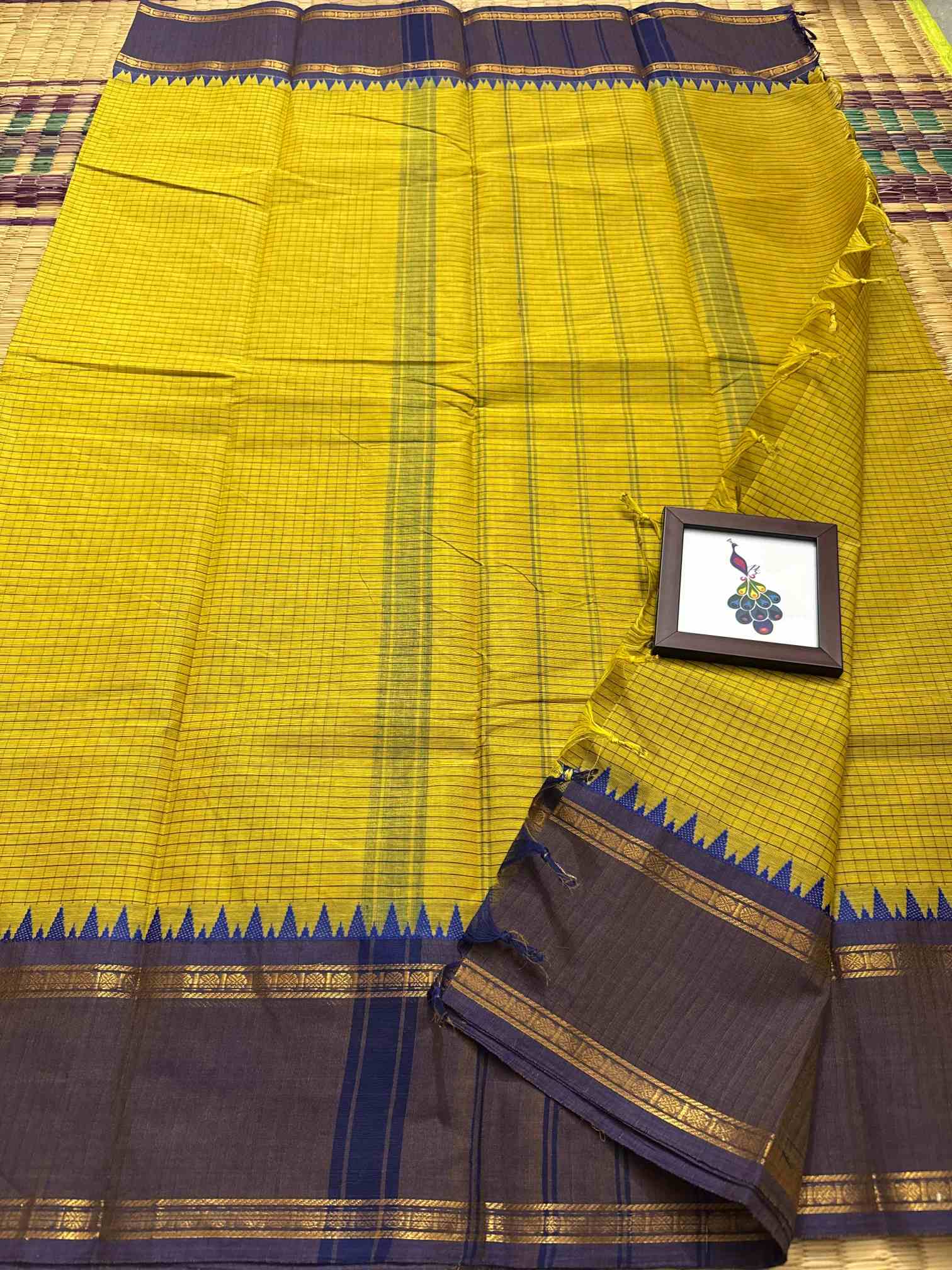 100 Count Pure Kanchi Cotton Saree - Image 5