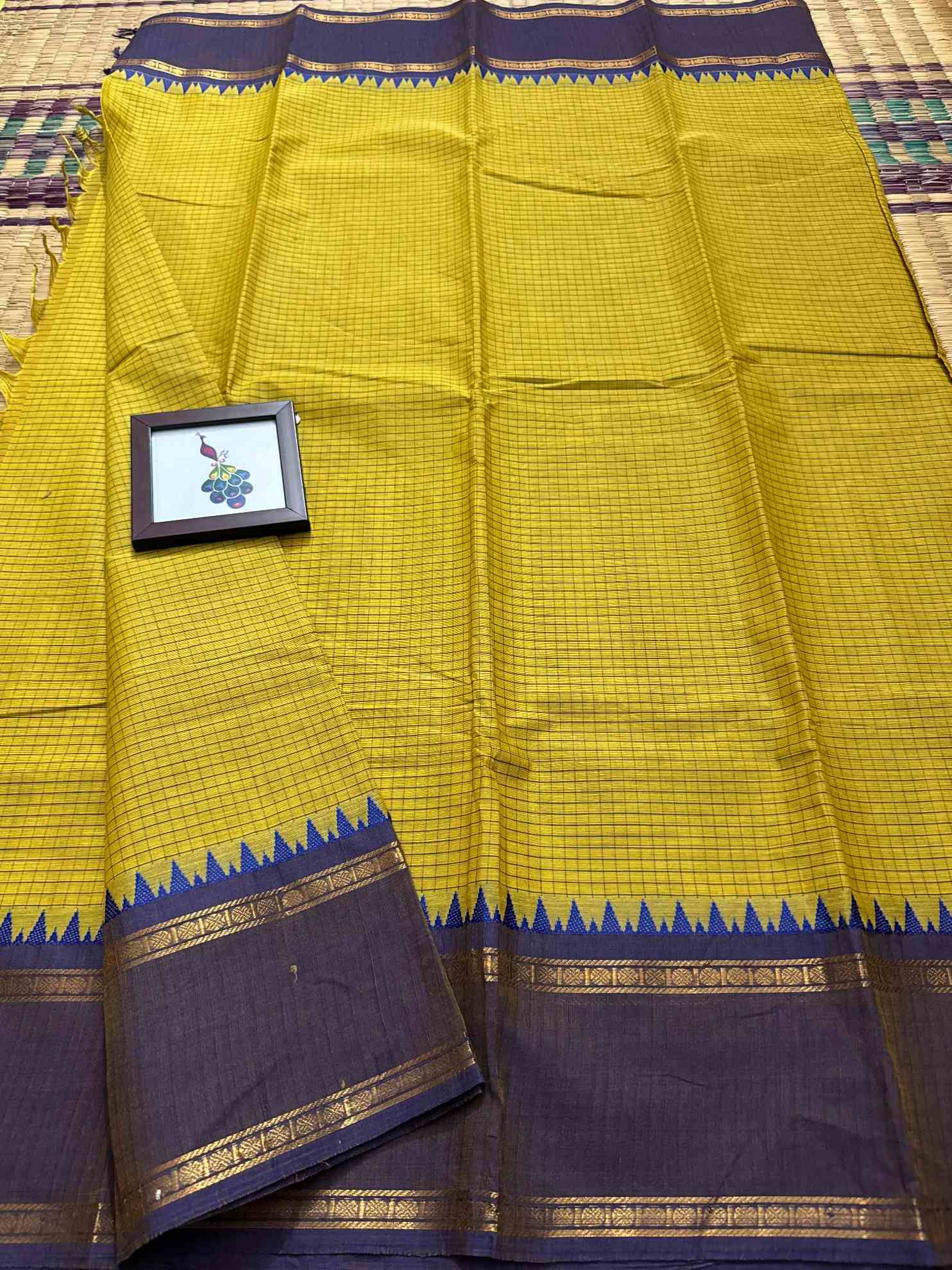 100 Count Pure Kanchi Cotton Saree - Image 2