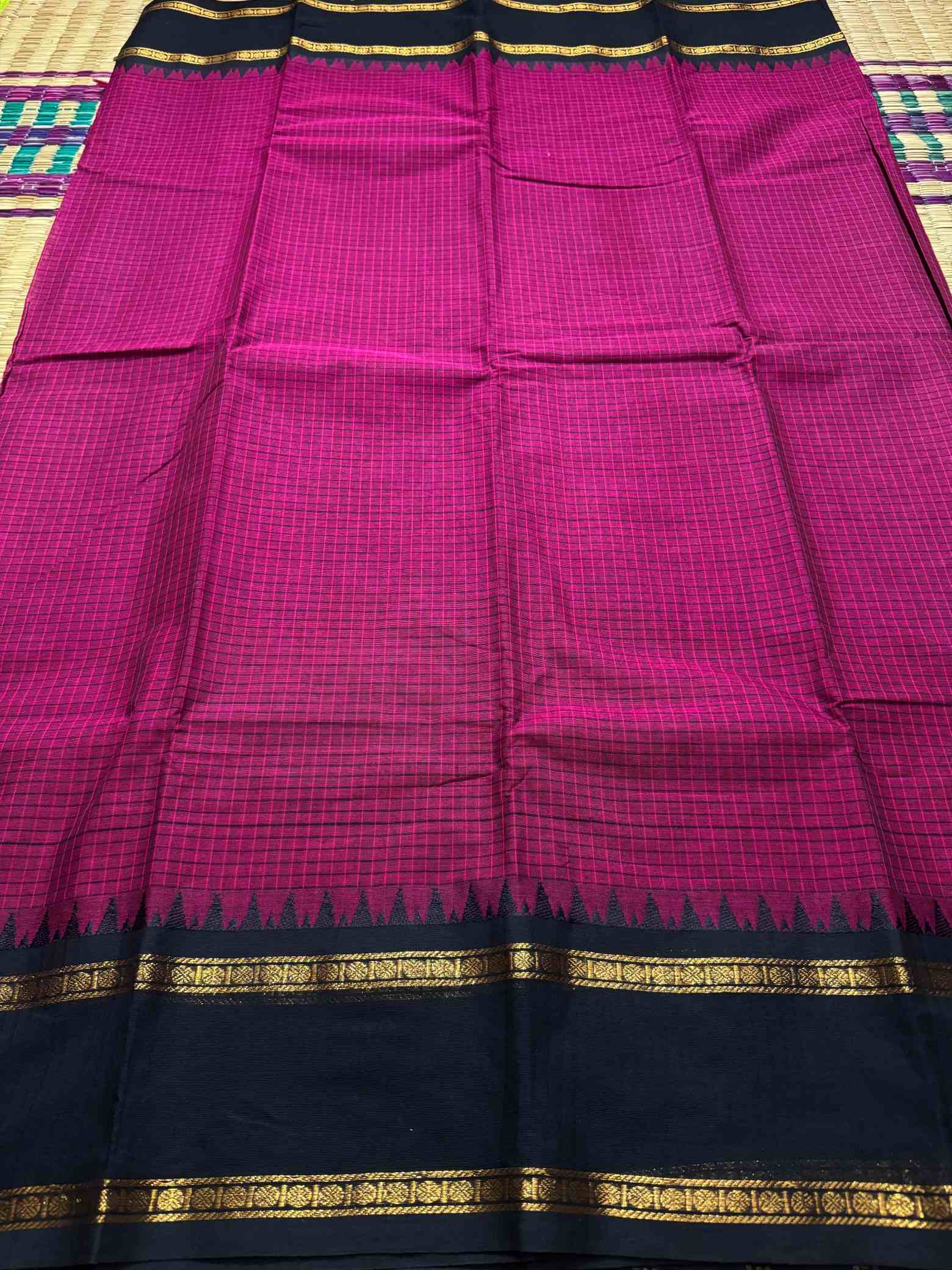 100 Count Pure Kanchi Cotton Saree - Image 7