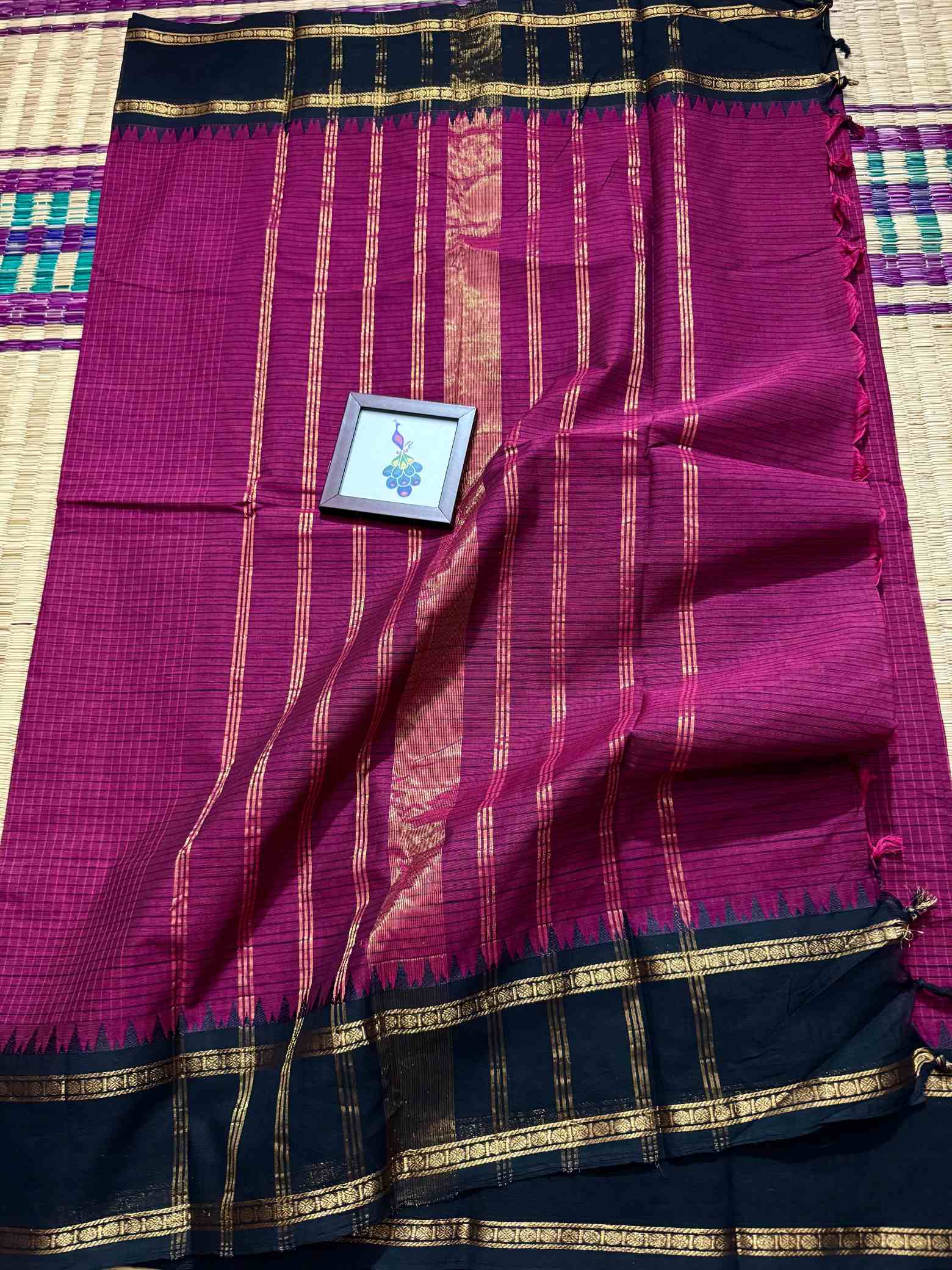 100 Count Pure Kanchi Cotton Saree - Image 16