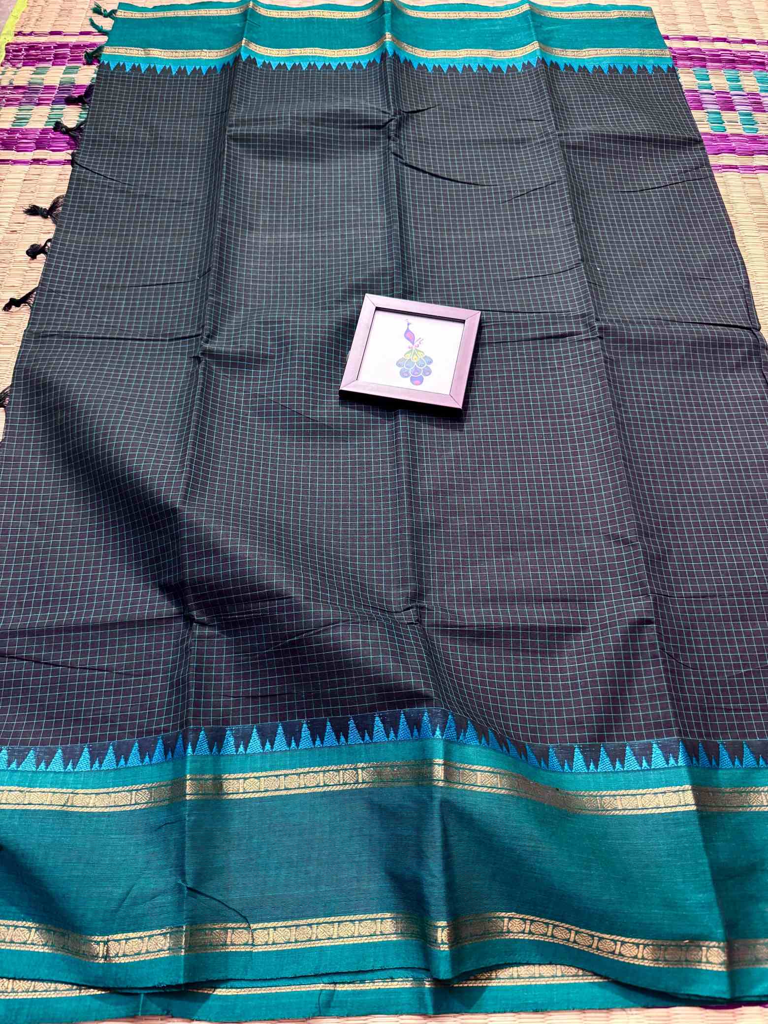 100 Count Pure Kanchi Cotton Saree - Image 11