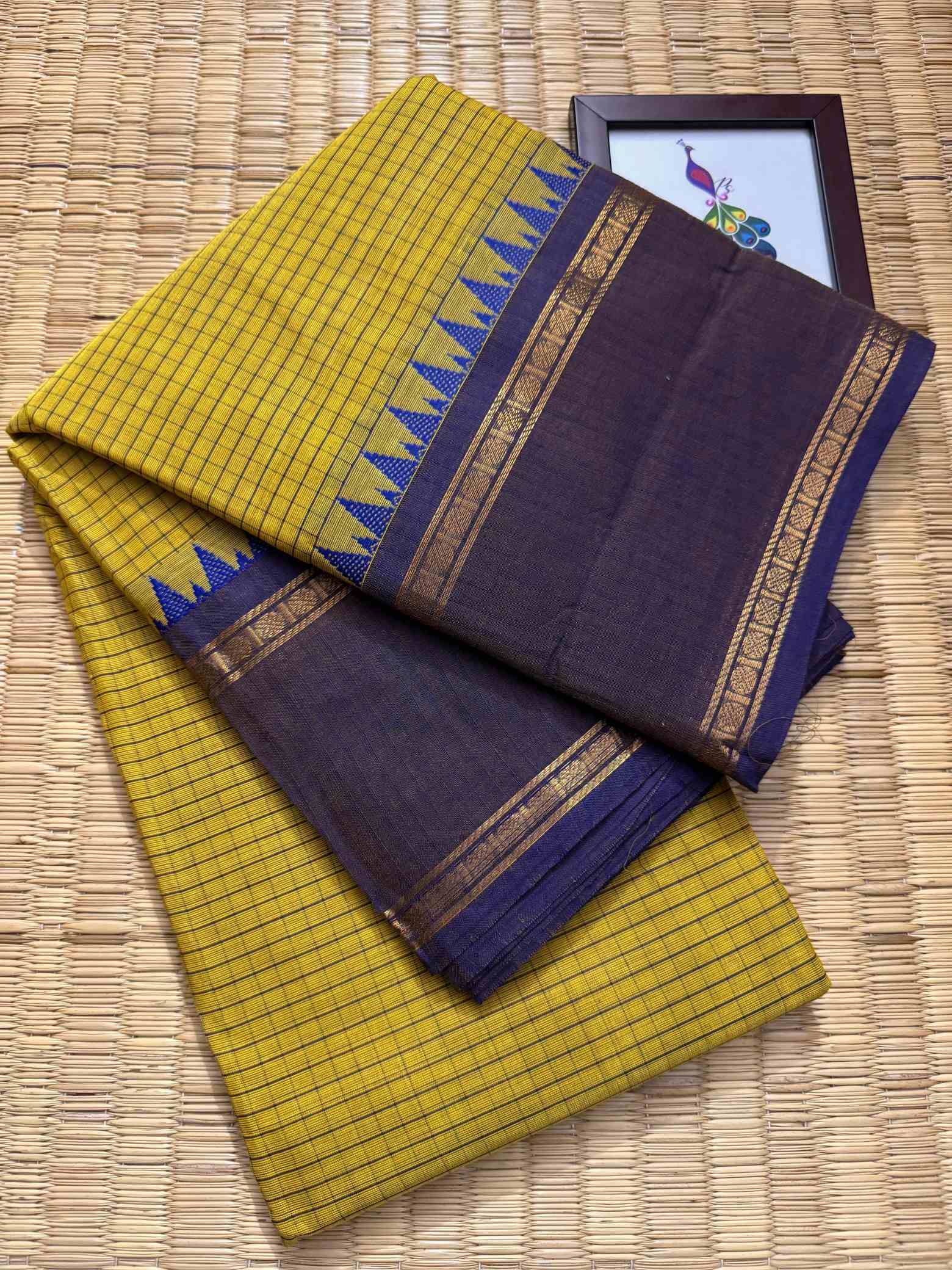 100 Count Pure Kanchi Cotton Saree - Image 14