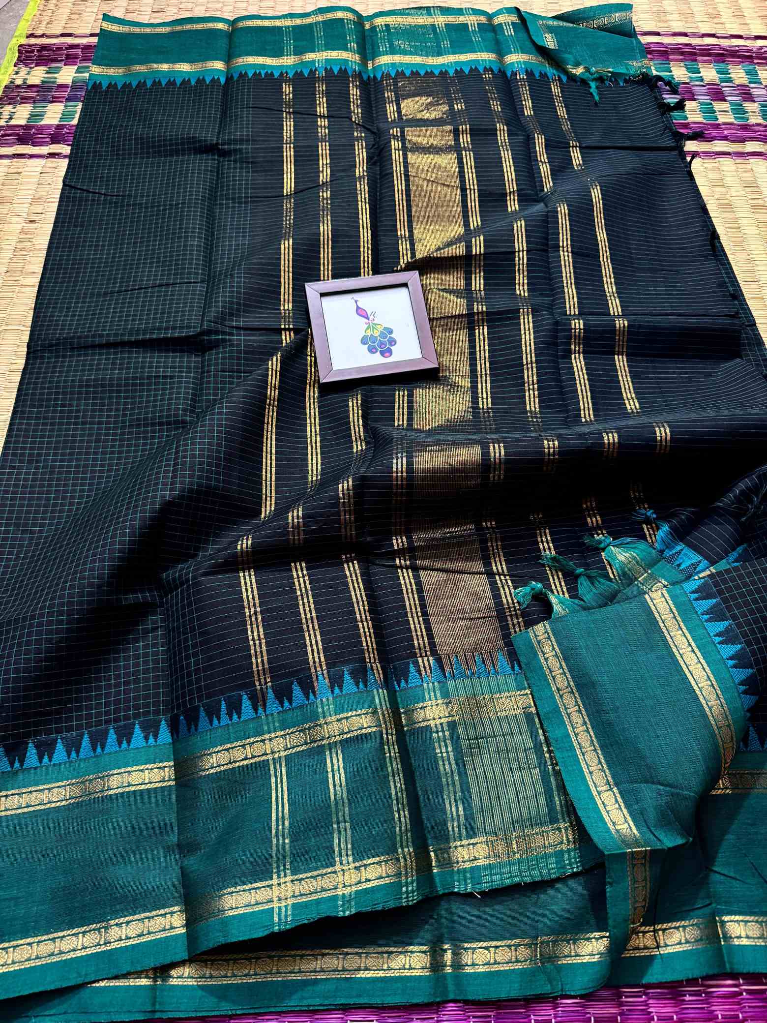 100 Count Pure Kanchi Cotton Saree - Image 8