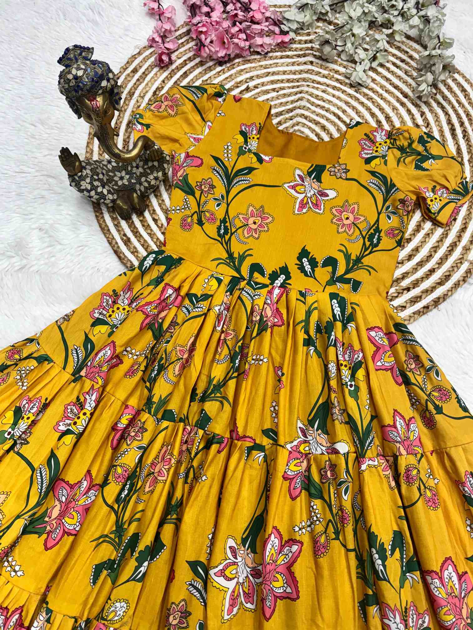 Surekha Muslin Cotton Designer Dress - Image 5