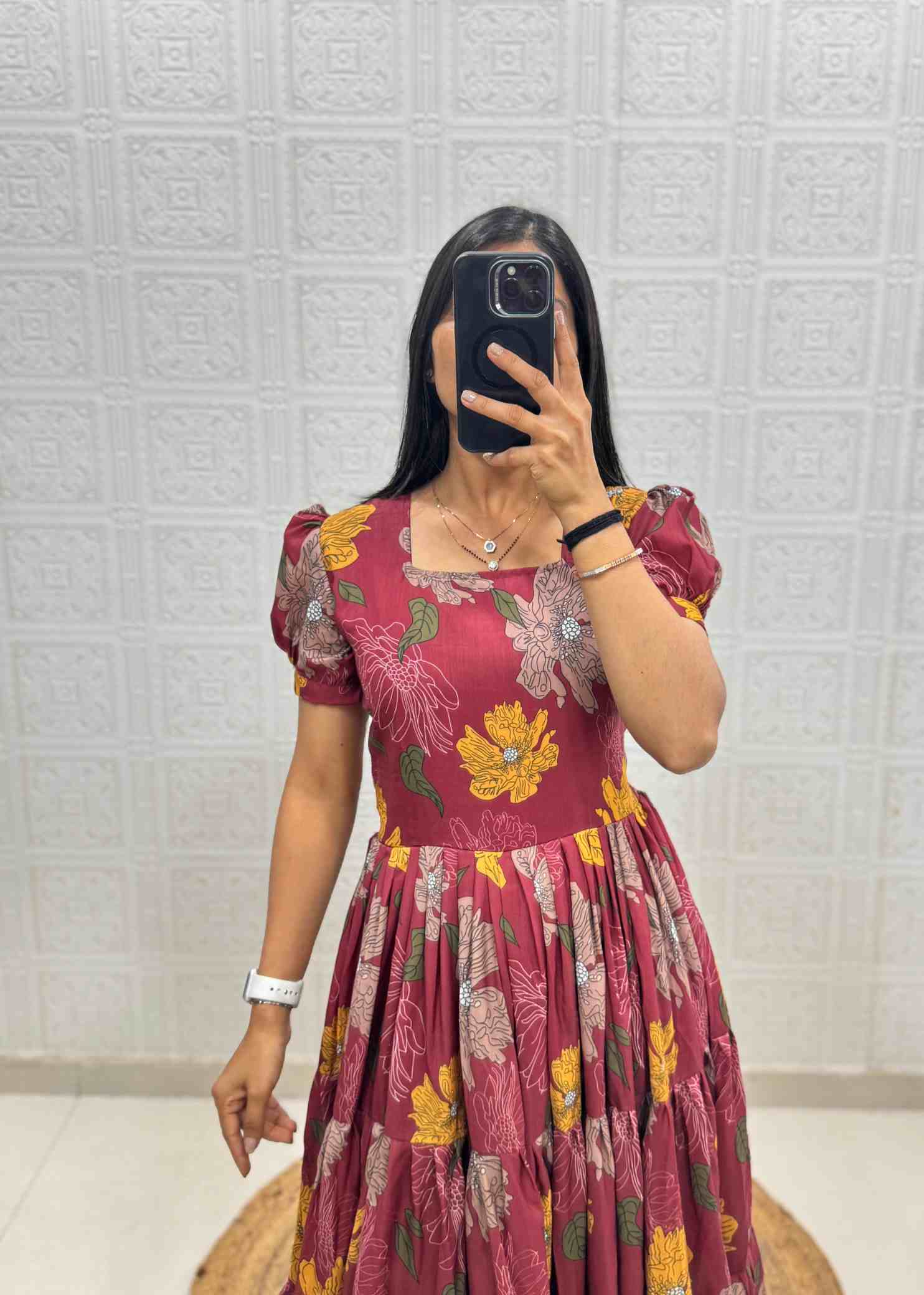 Surekha Muslin Cotton Designer Dress - Image 2