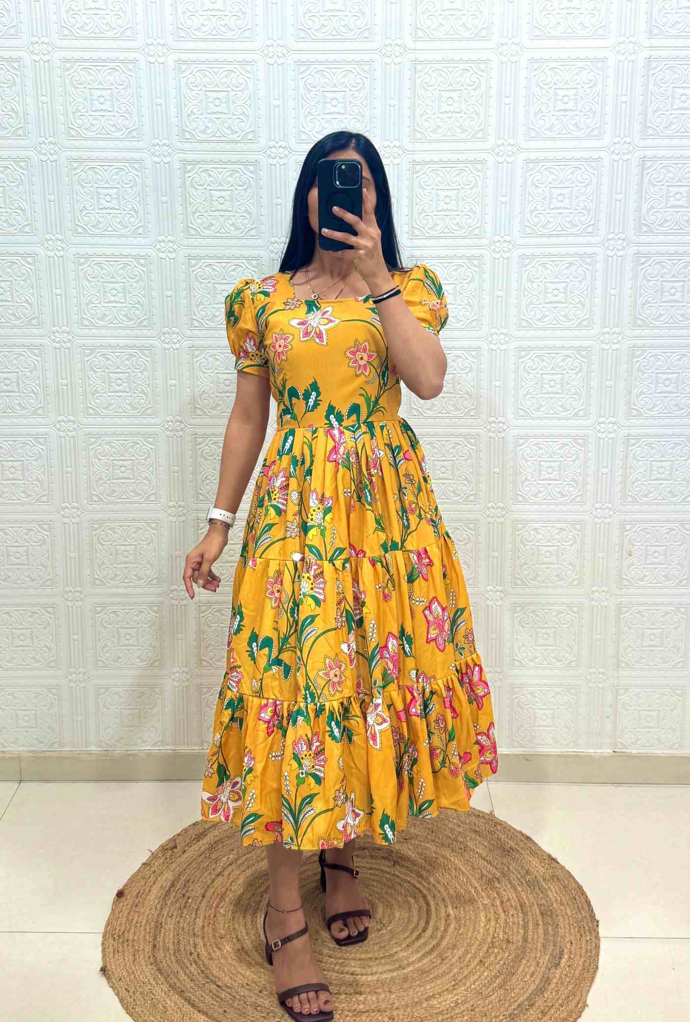 Surekha Muslin Cotton Designer Dress - Image 7