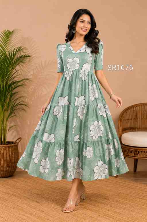 Feeding & Non-Feeding Delta Crush Umbrella Gown