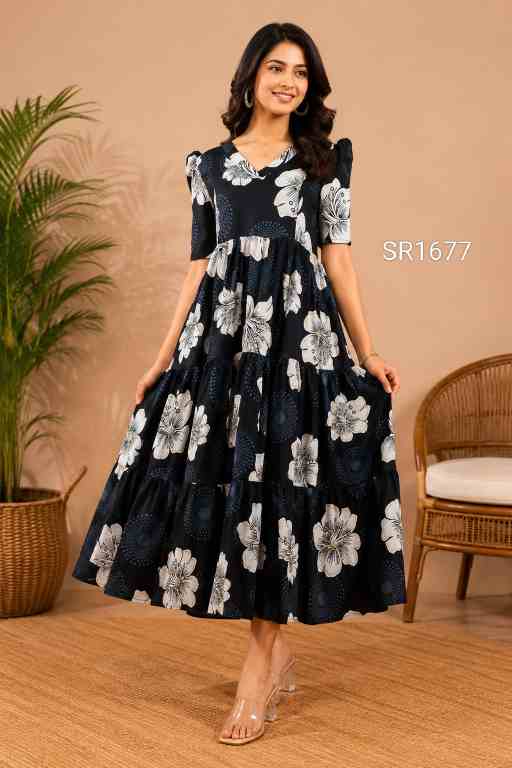 Feeding & Non-Feeding Delta Crush Umbrella Gown - Image 2