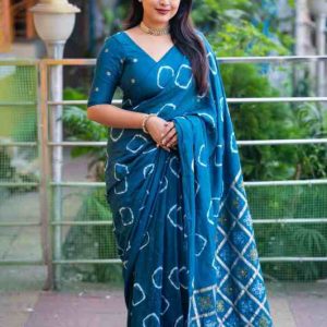 Rukmani Traditional Bandhani Saree