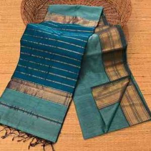 Handloom Maheshwari Soft Silk Cotton Saree