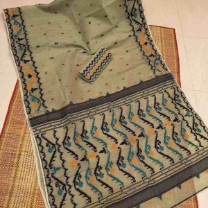 Exclusive Korat Soft Dhakai Jamdani Saree