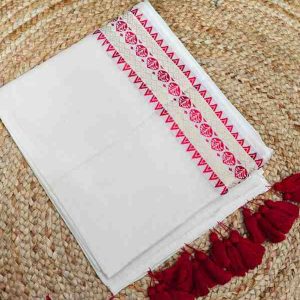 Traditional Onam Festival Special Pure Cotton Kanchi Border Saree