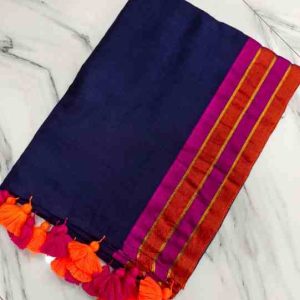 Churi Border Mul Cotton Saree